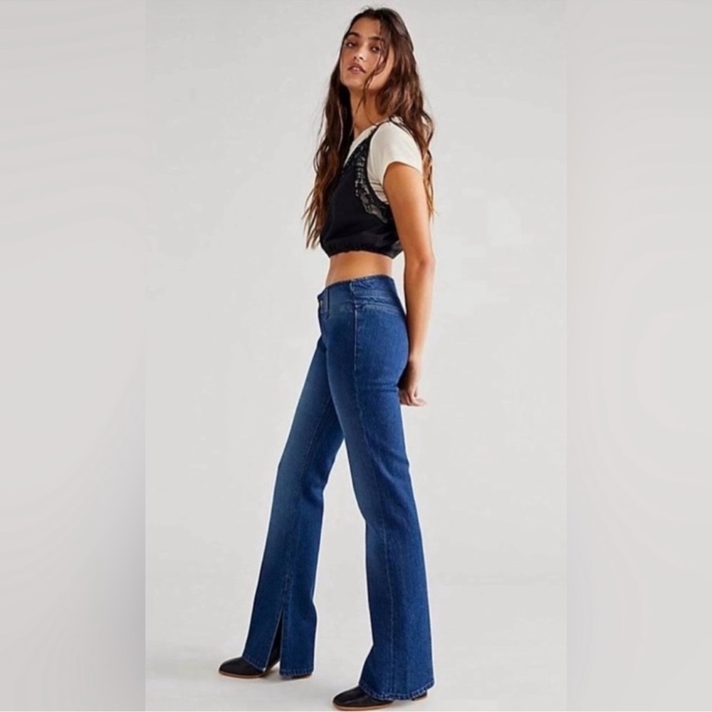 Free People We the Free Stillwater Slim Flare Jeans